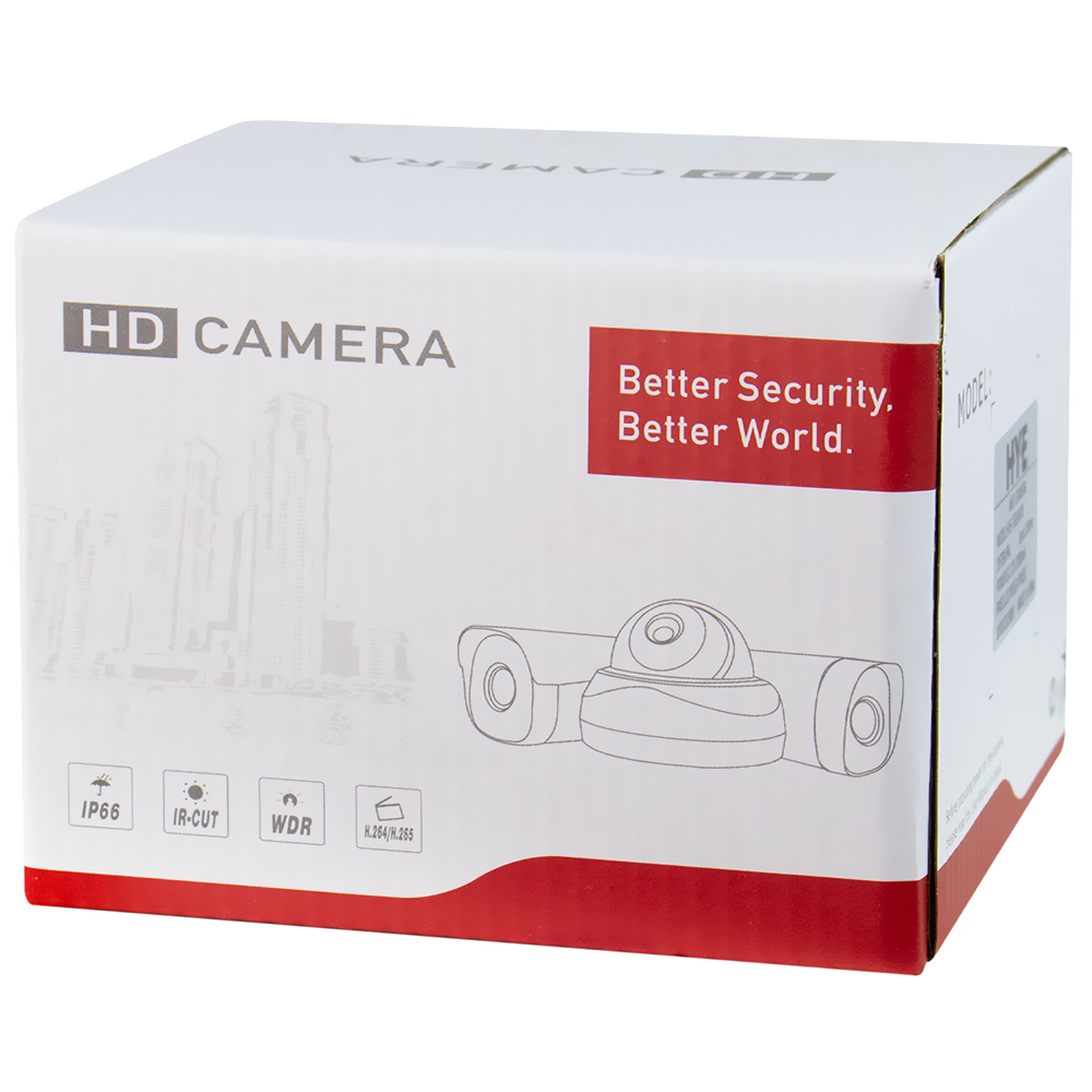 Câmera de Segurança HYE F5024VTX Outdoor / 2.8MM - Branco