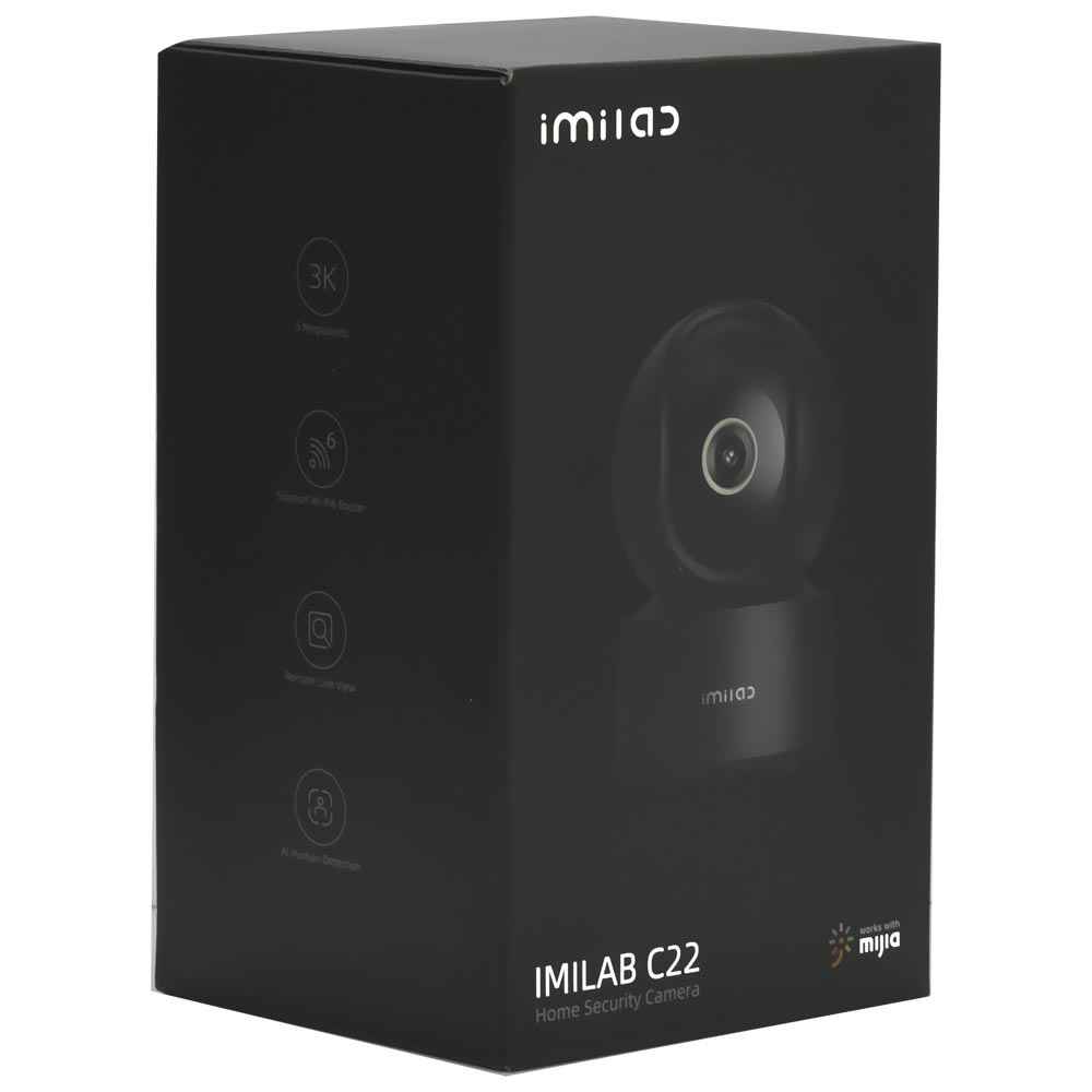 Câmera de Segurança Imilab C22 Home CMSXJ60A Indoor / 3K / 360° - Preto