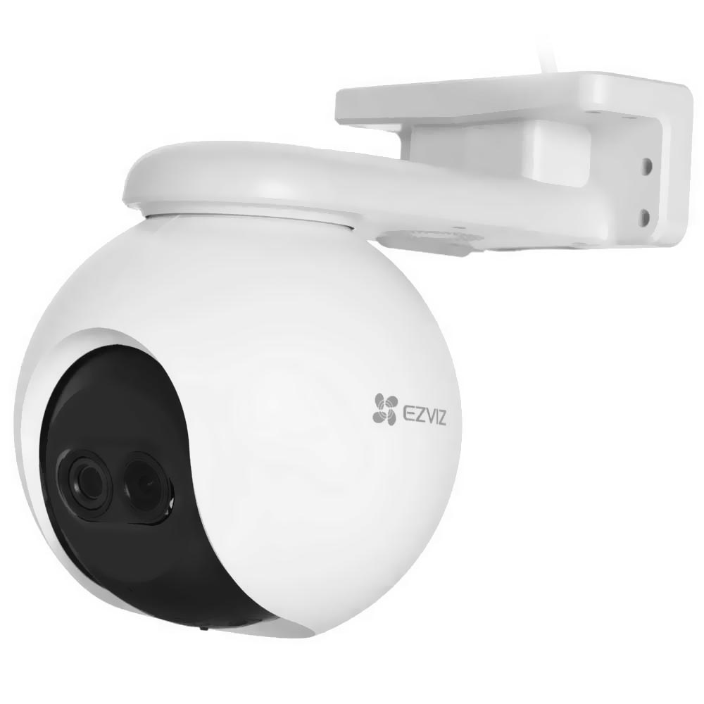 Câmera de Segurança IP Ezviz CS-C8PF Outdoor / Smart Wi-Fi / 360º / 1080P - Branco