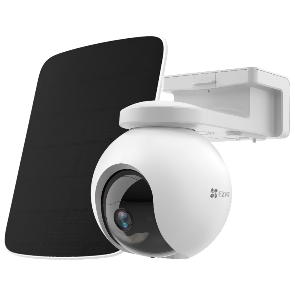 Câmera de Segurança IP Ezviz CS-CB8/SP Outdoor / Painel Solar / Wi-Fi / 360° - Branco