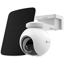 Câmera de Segurança IP Ezviz CS-EB8/SP Outdoor / Painel Solar / Wi-Fi / 2K - Branco