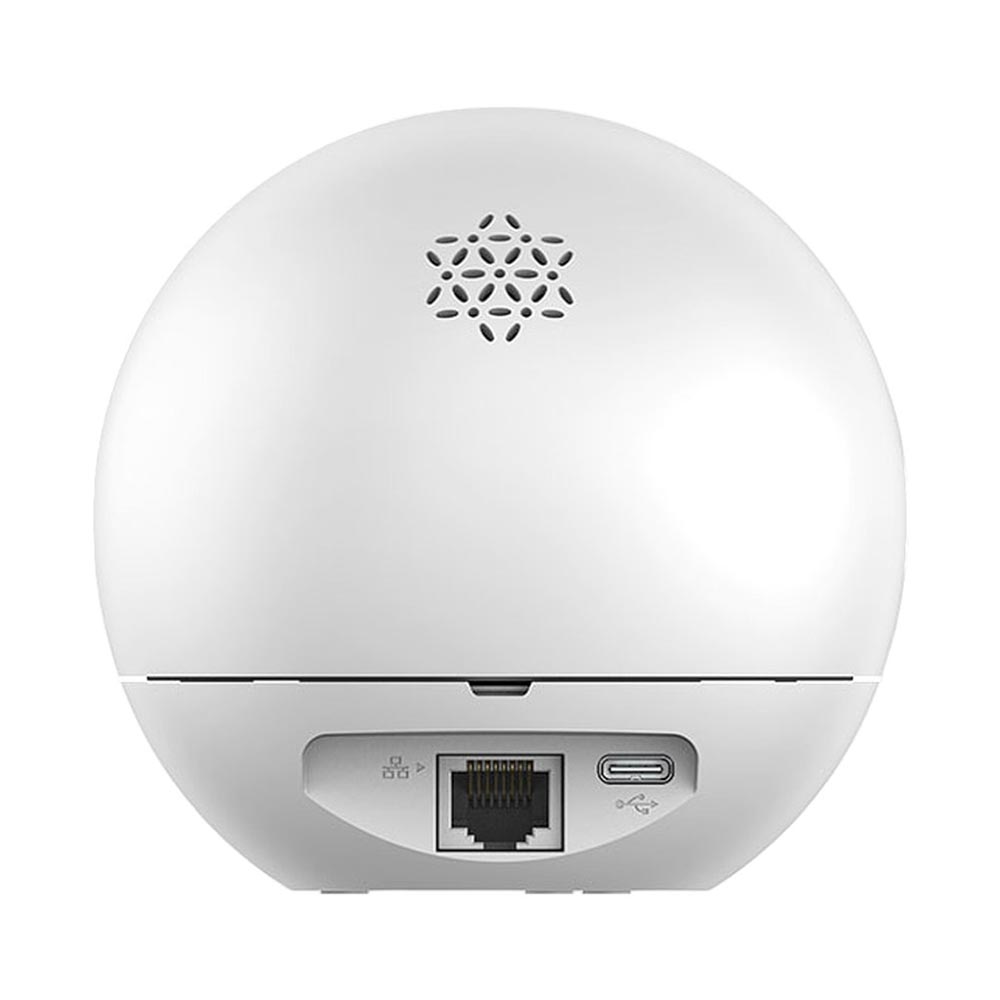Câmera de Segurança IP Ezviz CS-H6 Indoor / Smart Wi-Fi / 360º / 1080P - Branco