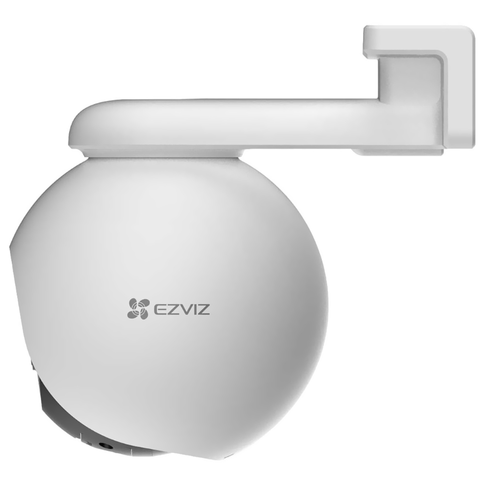 Câmera de Segurança IP Ezviz CS-H8 5MP Outdoor / Smart Home H8 Pro / Wi-Fi / 3K / 360° - Branco