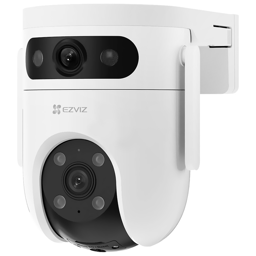Câmera de Segurança IP Ezviz CS-H9C 3MP+3MP Home Dual Outdoor / Wi-Fi / 2K / 360° - Branco