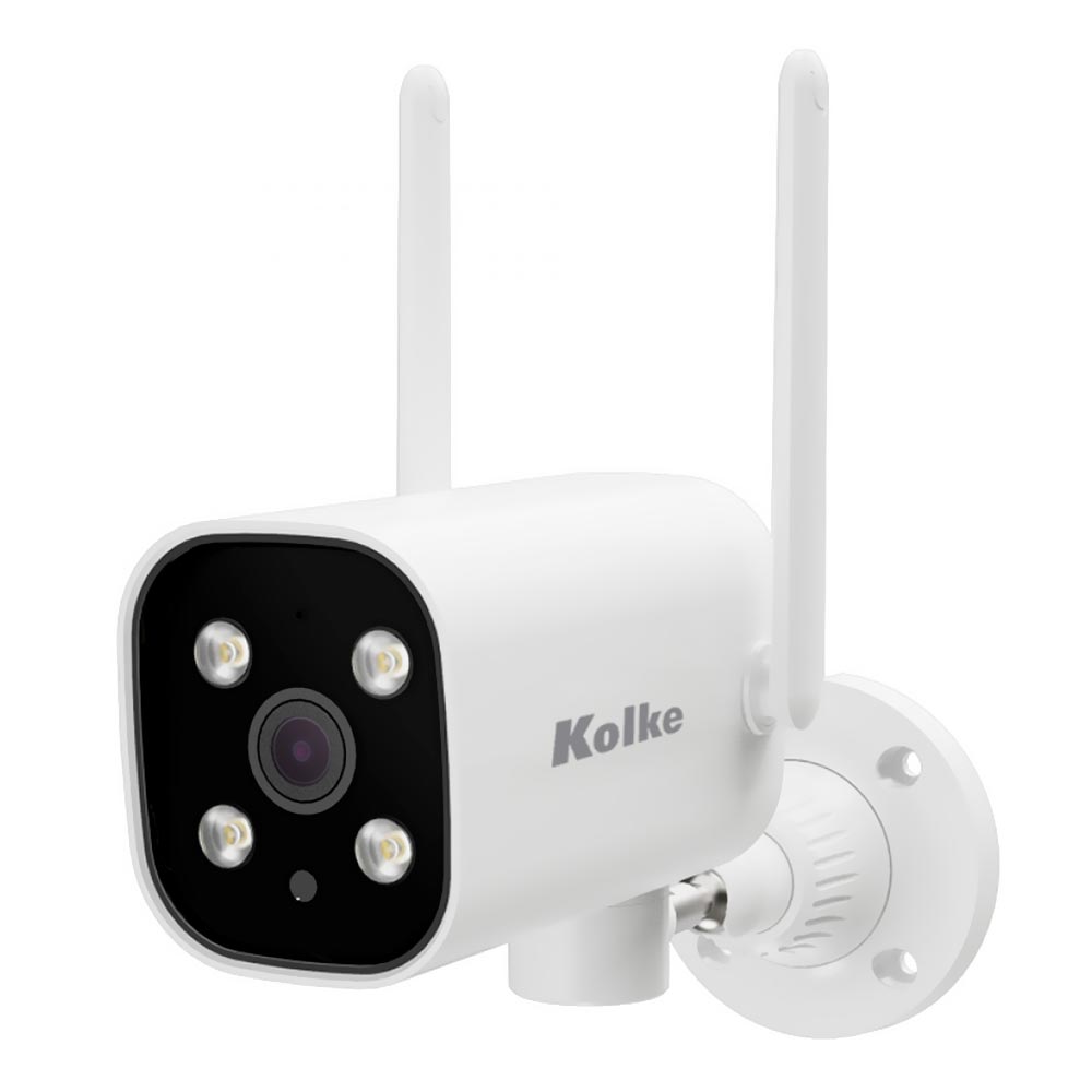 Câmera de Segurança IP Kolke KUC-612 Outdoor / Wi-Fi / 3.0MP - Branco