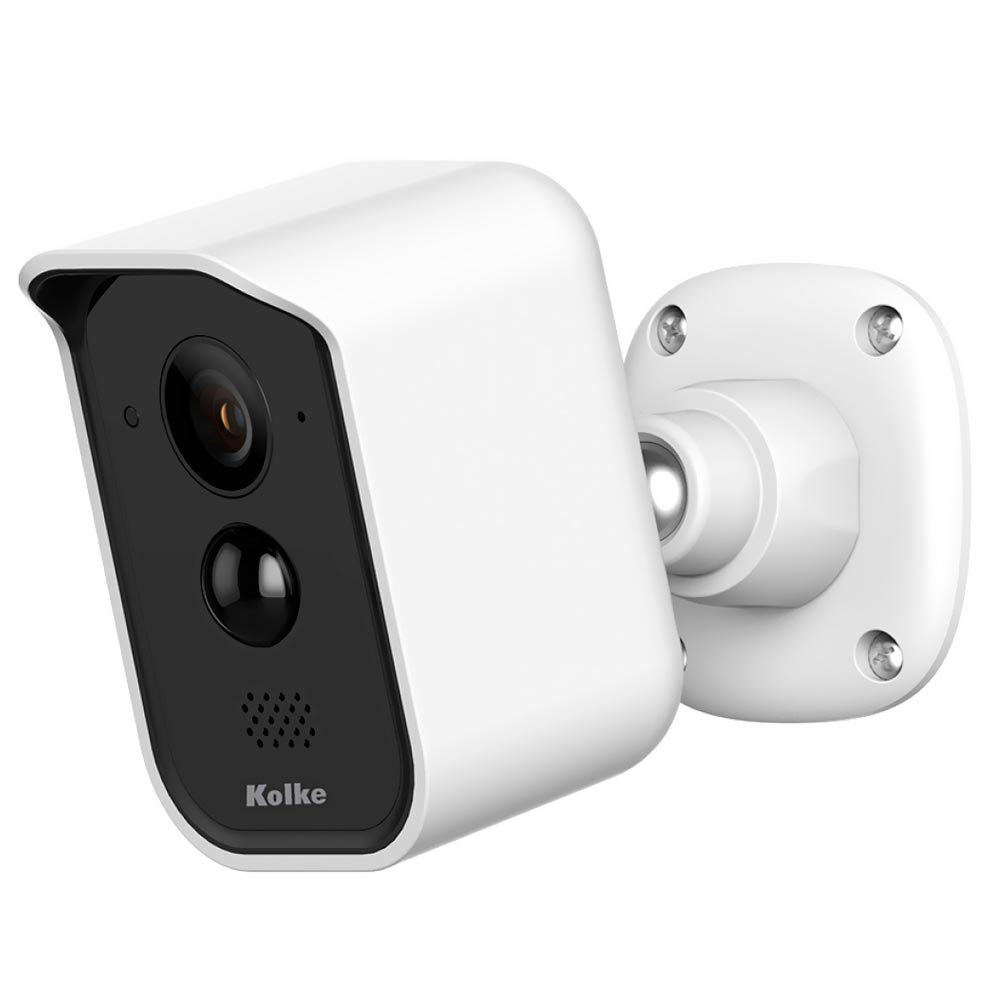 Câmera de Segurança IP Kolke KUC-617 Outdoor / Wi-Fi / 1080P - Branco