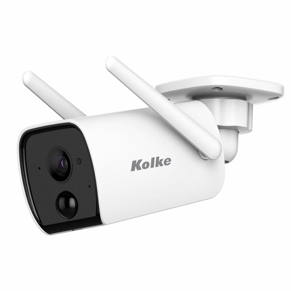 Câmera de Segurança IP Kolke KUC-618 Outdoor / Wi-Fi / 3.0MP - Branco