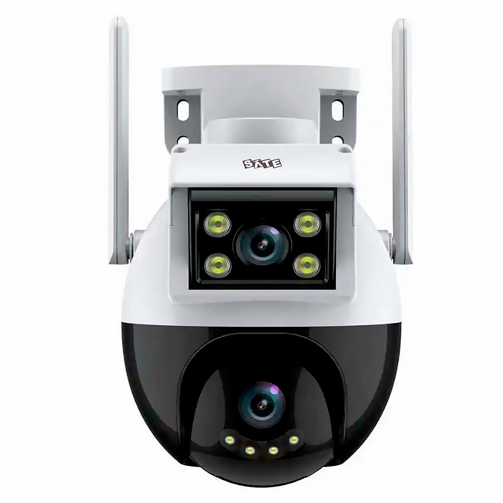 Câmera de Segurança IP Satellite A-CAM008D Outdoor / Wi-Fi / 4MP - Branco