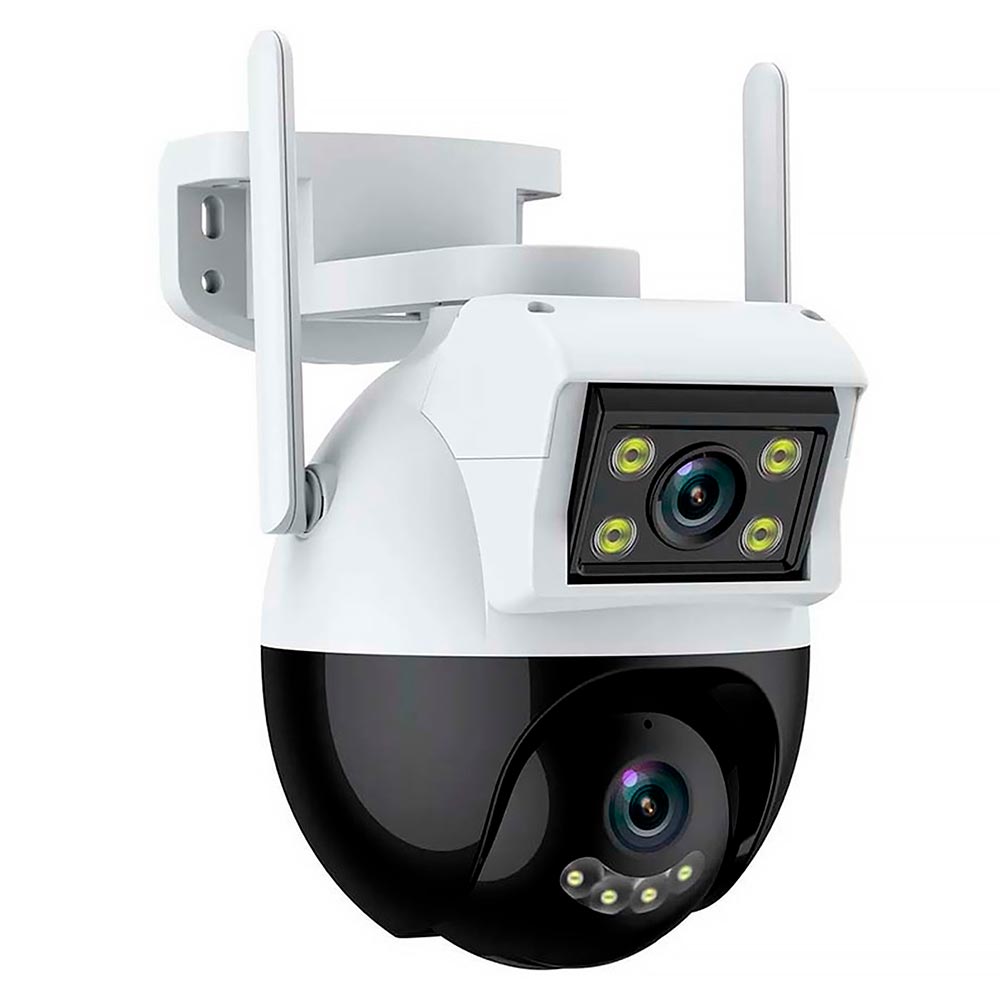 Câmera de Segurança IP Satellite A-CAM008D Outdoor / Wi-Fi / 4MP - Branco