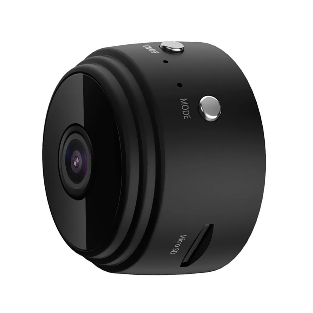 Câmera de Segurança Mannatech SWD1120 Mini Smart Wi-Fi / 1080P - Preto