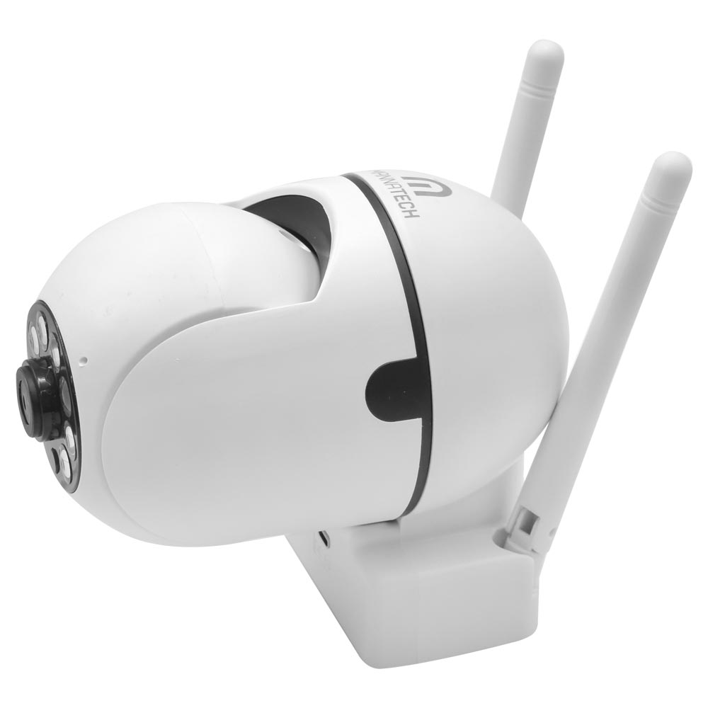 Câmera de Segurança Mannatech SWD1123 Smart Wi-Fi / 360° / 1080P - Branco