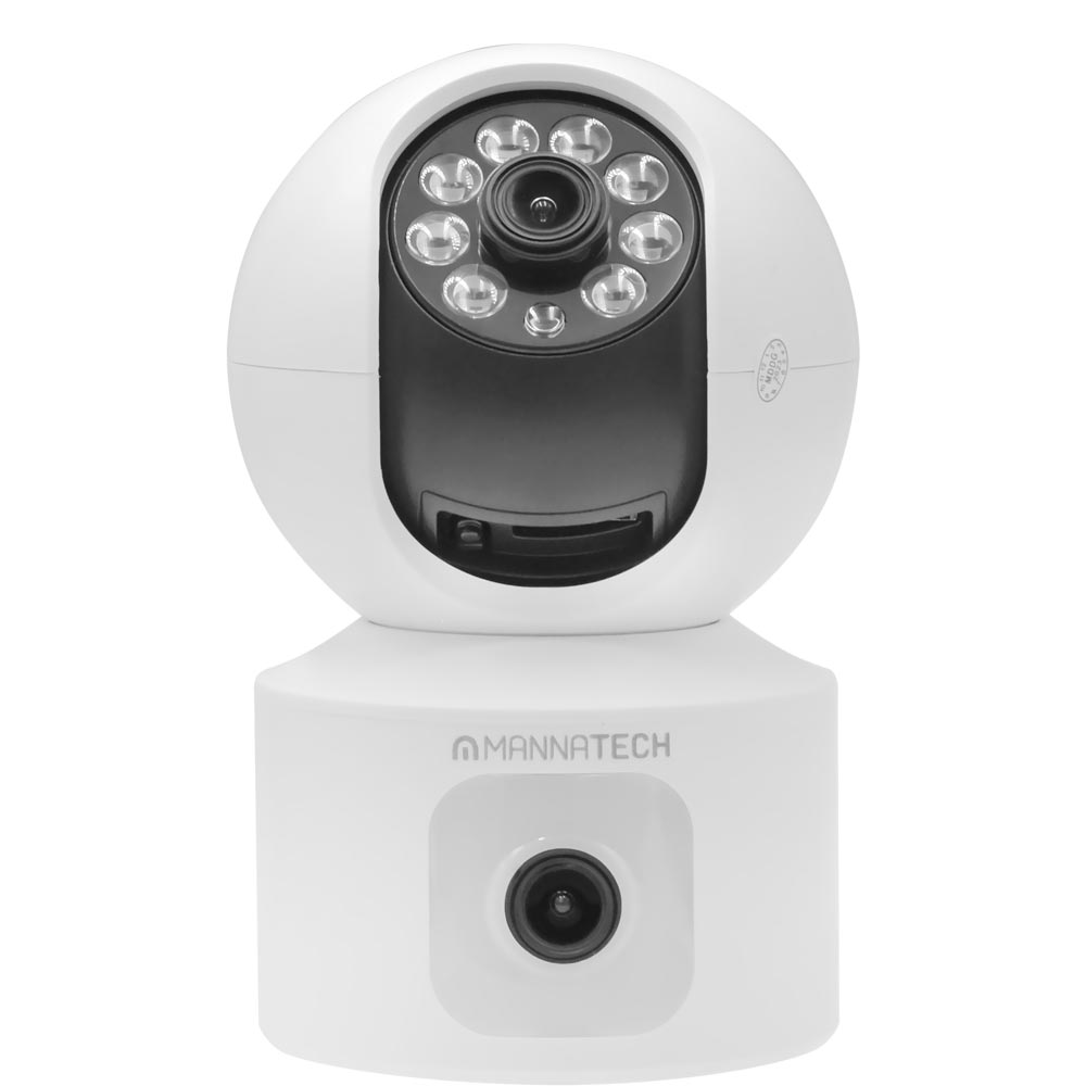 Câmera de Segurança Mannatech SWD1356 Indoor / Smart Wi-Fi / 360° - Branco