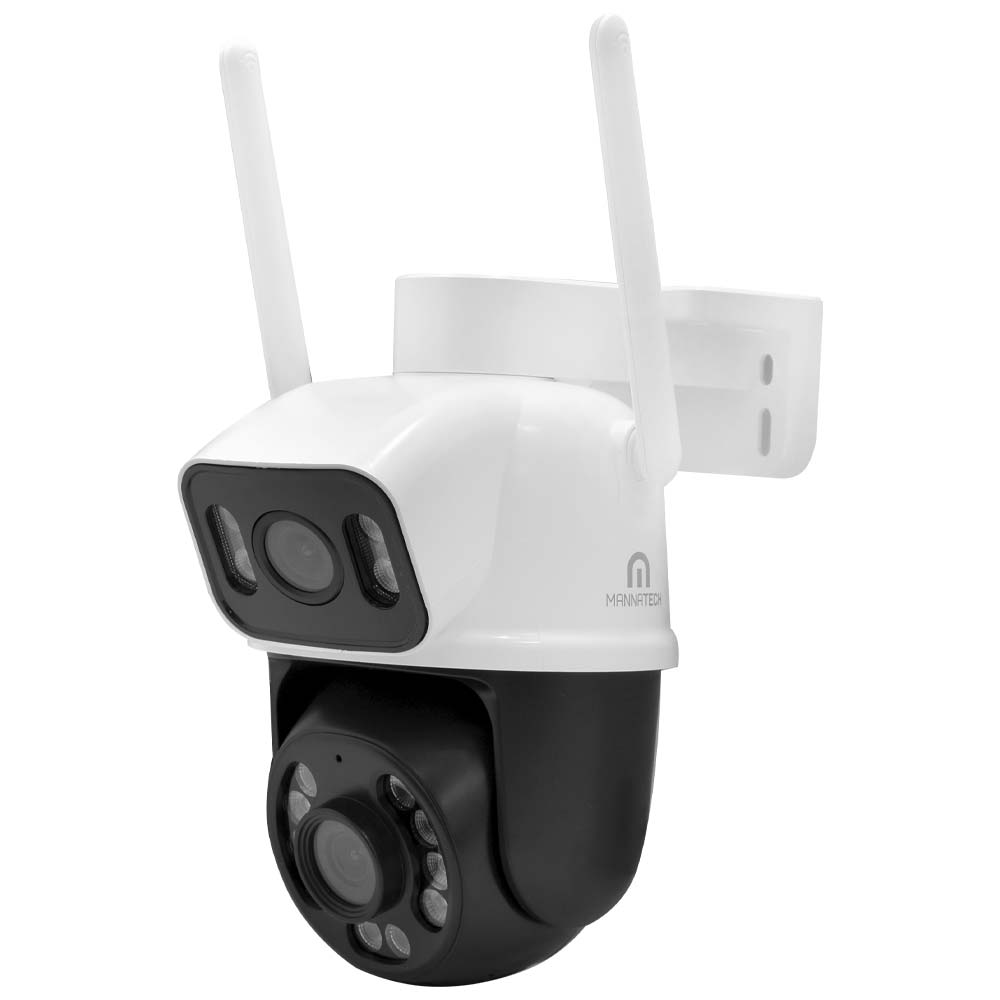 Câmera de Segurança Mannatech SWD1539-Q25B Outdoor / Smart Wi-Fi - Preto / Branco