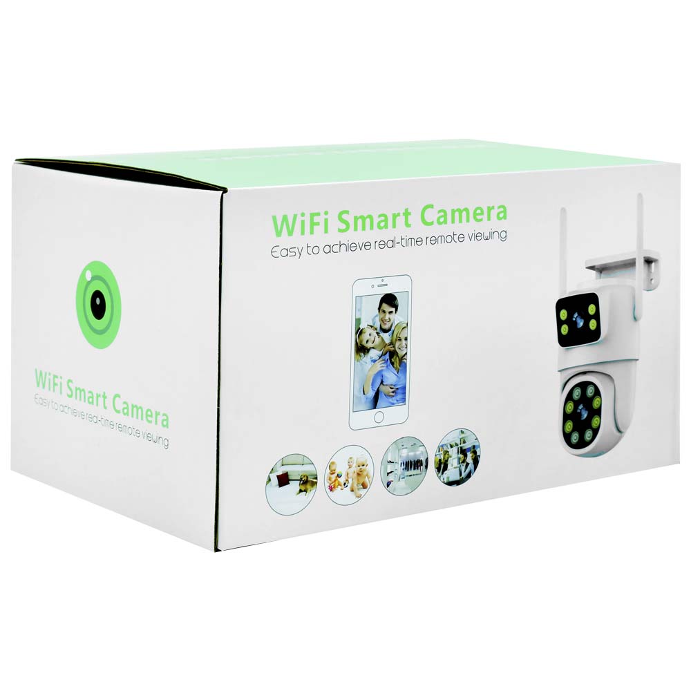 Câmera de Segurança Mannatech SWD1541-Q29 Outdoor / Smart Wi-Fi - Branco