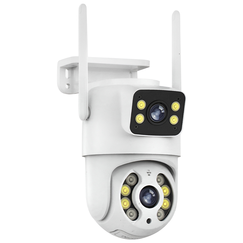Câmera de Segurança Mannatech SWD2154-Q31 Smart Indoor / Wi-Fi - Preto / Branco