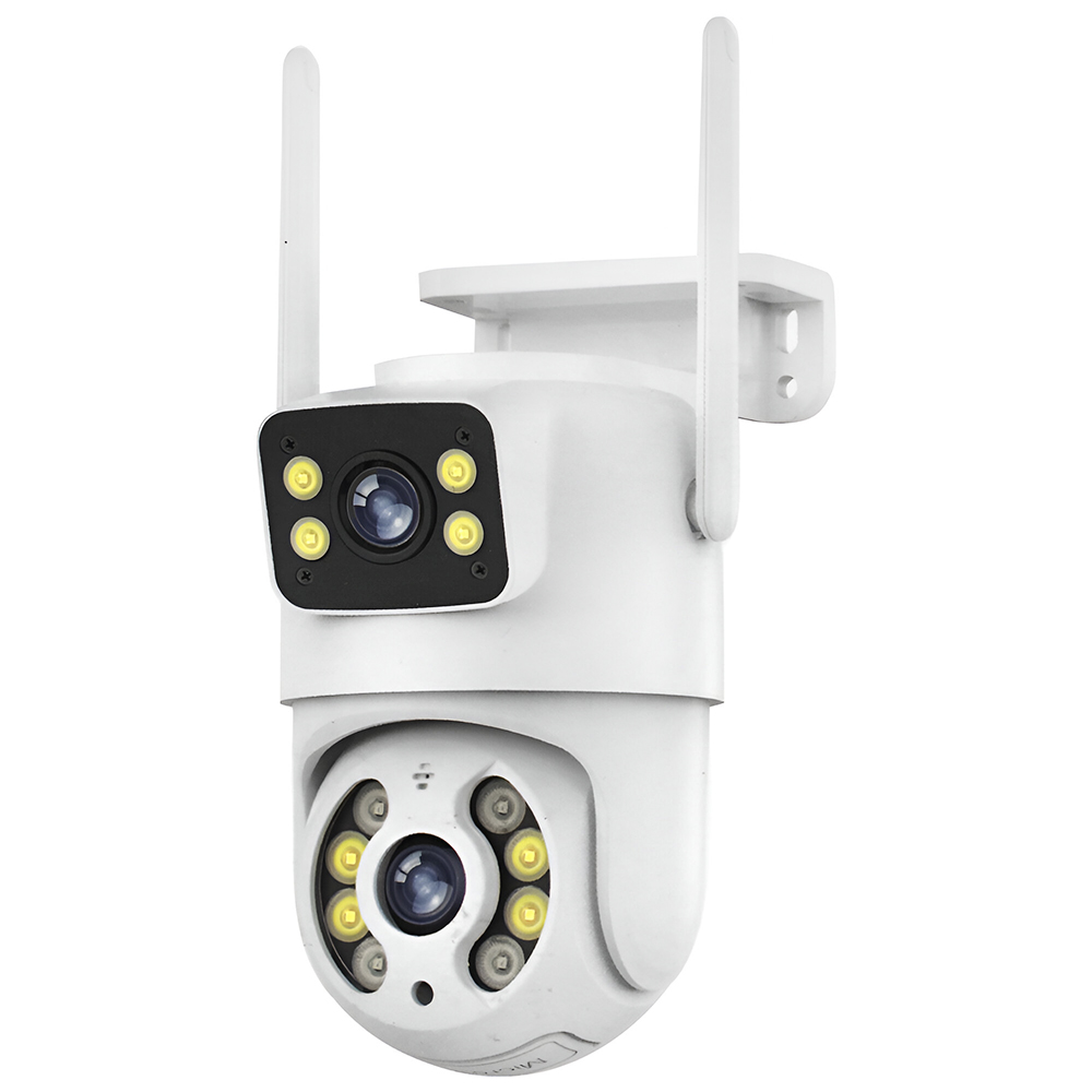 Câmera de Segurança Mannatech SWD2154-Q31 Smart Indoor / Wi-Fi - Preto / Branco