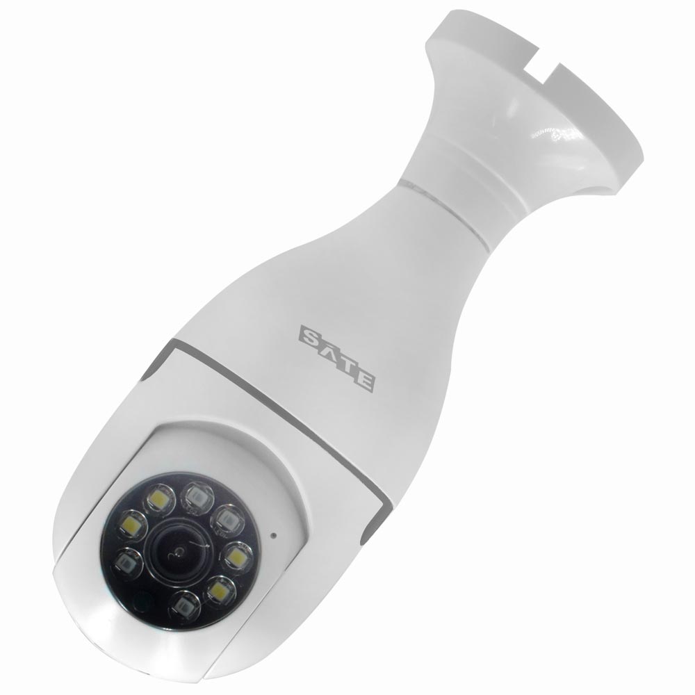 Câmera de Segurança Satellite A-CAM003 Indoor / Smart Wi-Fi / TF / 360° - Branco