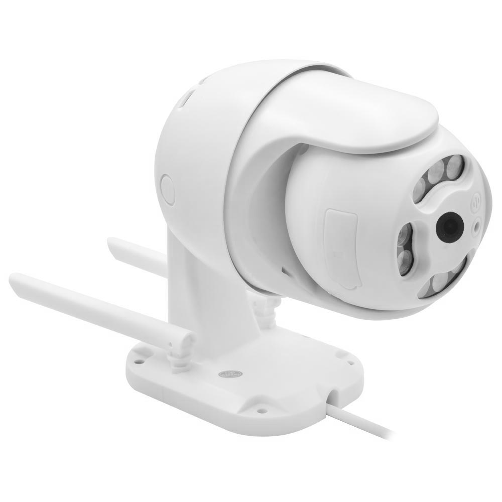 Câmera de Segurança Satellite A-CAM004 Outdoor / Smart Wi-Fi / TF / IP66 - Branco