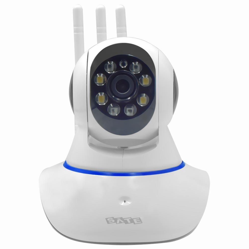 Câmera de Segurança Satellite A-CAM005 Indoor / Smart Wi-Fi / TF - Branco