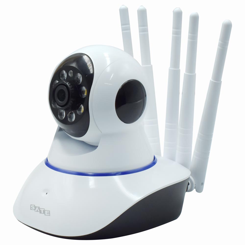 Câmera de Segurança Satellite A-CAM006 Indoor / Smart Wi-Fi / TF - Branco