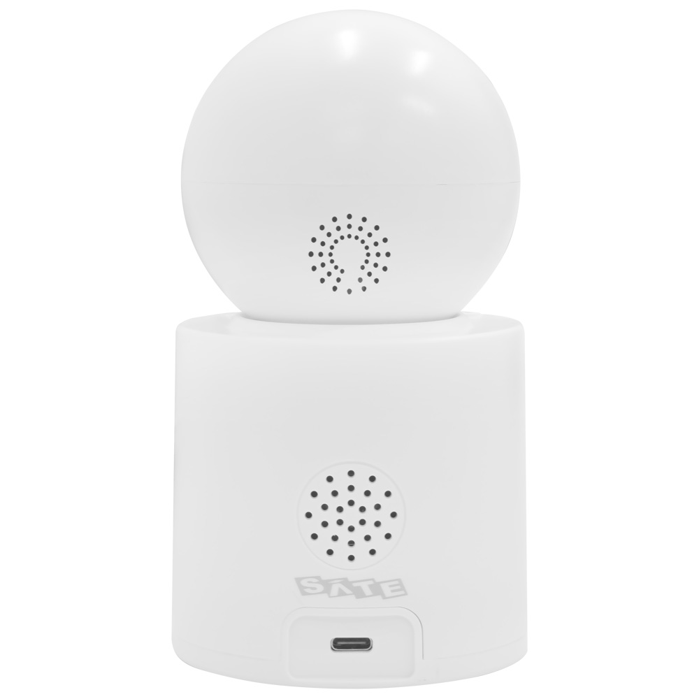 Câmera de Segurança Satellite A-CAM011M Indoor / Smart Vídeo Call Wi-Fi - Branco