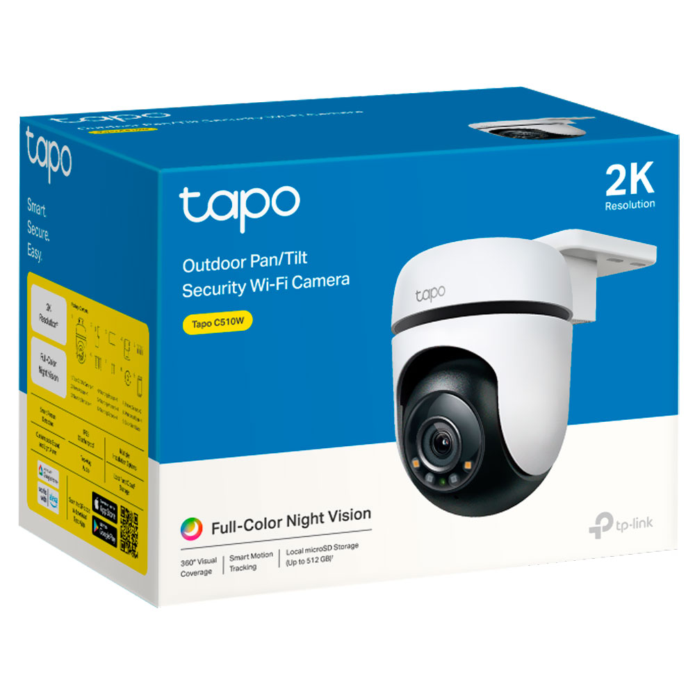 Câmera de Segurança Tp-link Tapo C510W Outdoor / Wifi / 2K - Branco