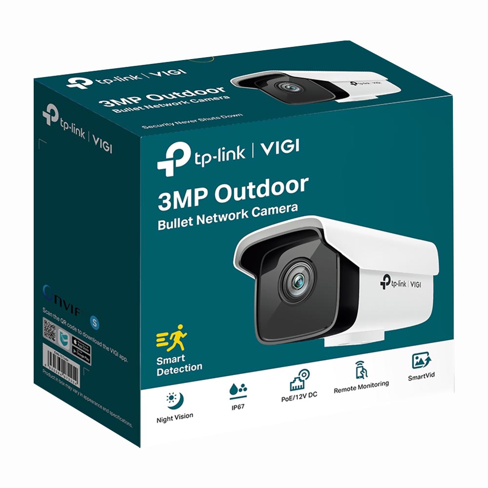 Câmera de Segurança Tp-link Vigi C300HP-6 Outdoor / 3MP - Branco