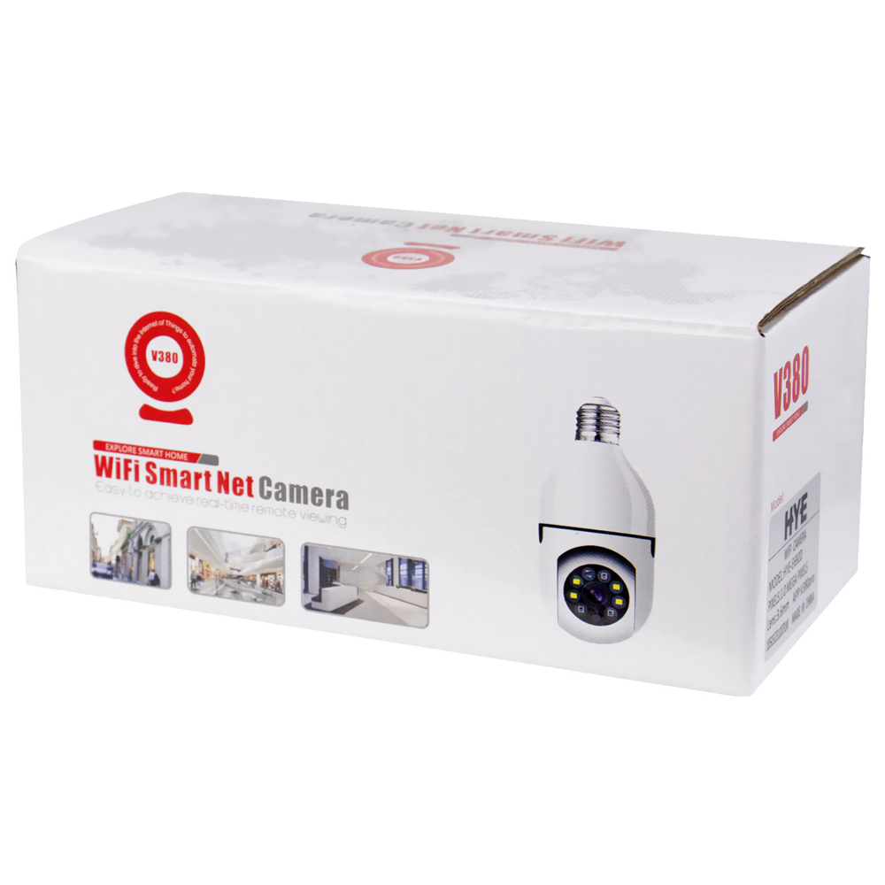 Lâmpada com Câmera HYE E692T3 Smart Wi-Fi - Branco