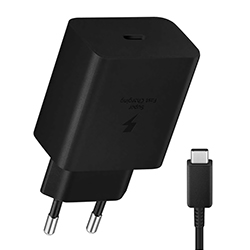 ADAPTADOR TOMADA SAMSUNG EP-T4510XBEGWW 45W TYPE-C PRETO + CABO TYPE-C 1.8M ADAPTADOR TOMADA SAMSUNG EP-T4510XBEGWW 45W TYPE-C PRETO + CABO TYPE-C 1.8M
