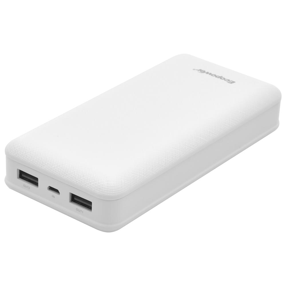 Carregador Portátil Ecopower EP-C507 20000MAH 2 USB - Branco
