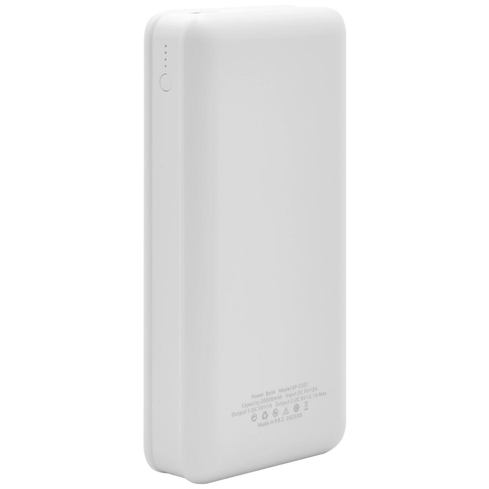 Carregador Portátil Ecopower EP-C507 20000MAH 2 USB - Branco