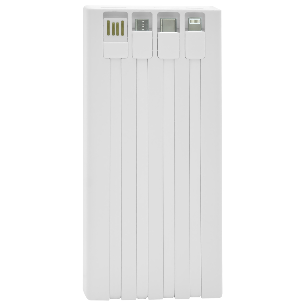 Carregador Portátil Ecopower EP-C525 22000MAH USB / Lightning / Micro USB / USB-C - Branco