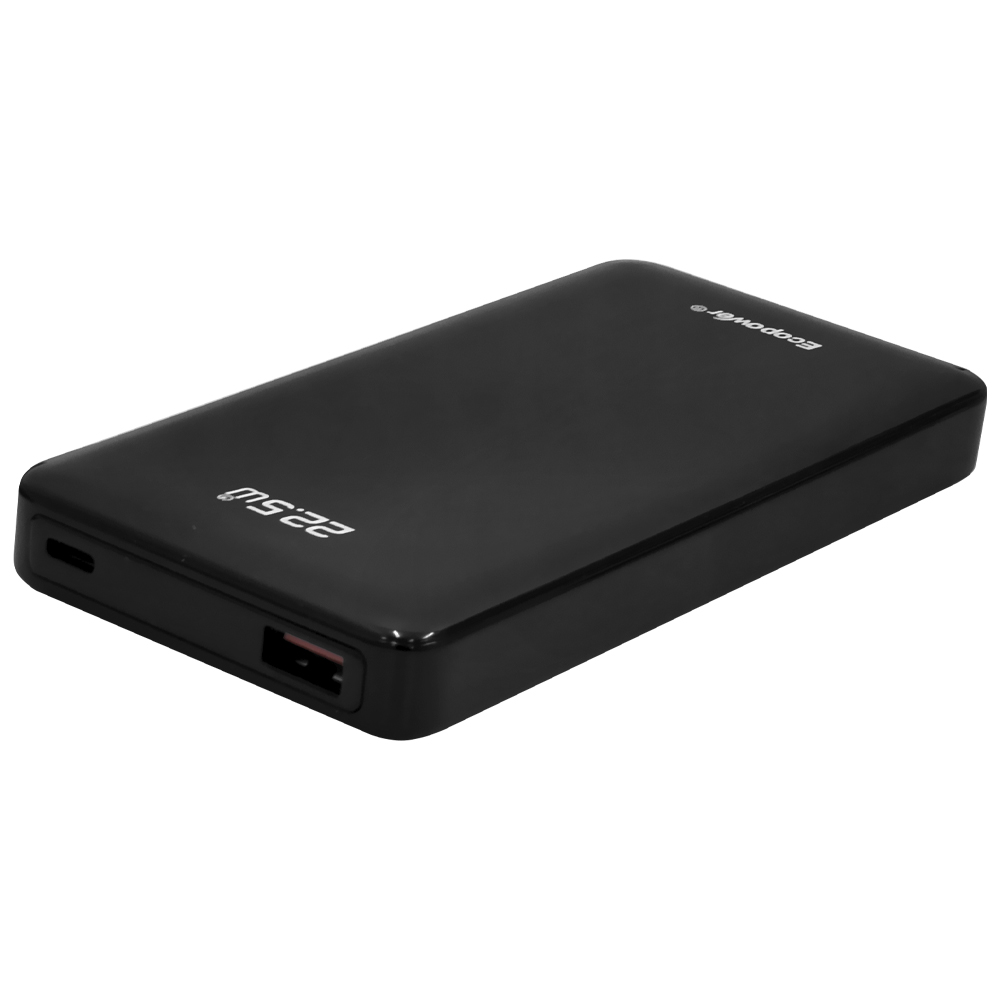Carregador Portátil EcoPower EP-C851 12000MAH 22.5W USB / USB-C - Preto