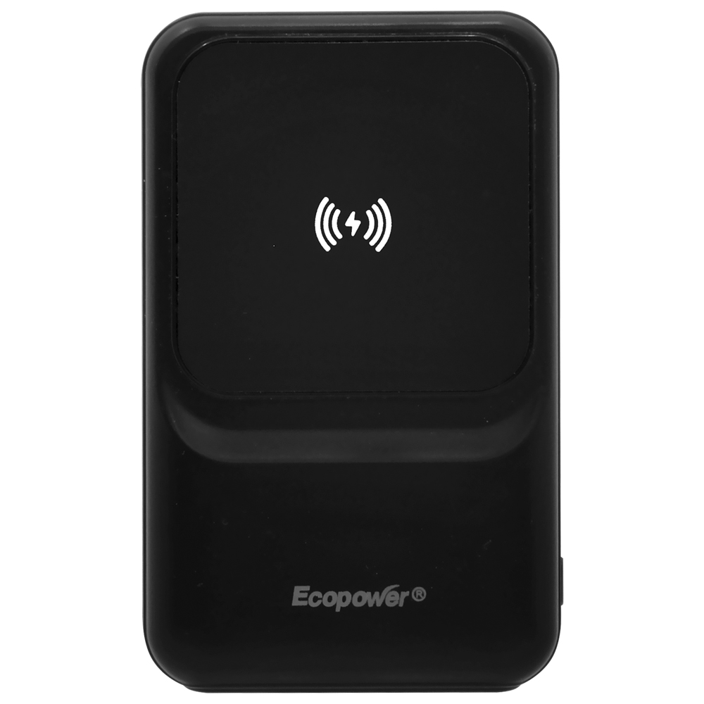 Carregador Portátil Ecopower EP-C860 12000MAH Magnético / USB / Ligntning / USB-C - Preto