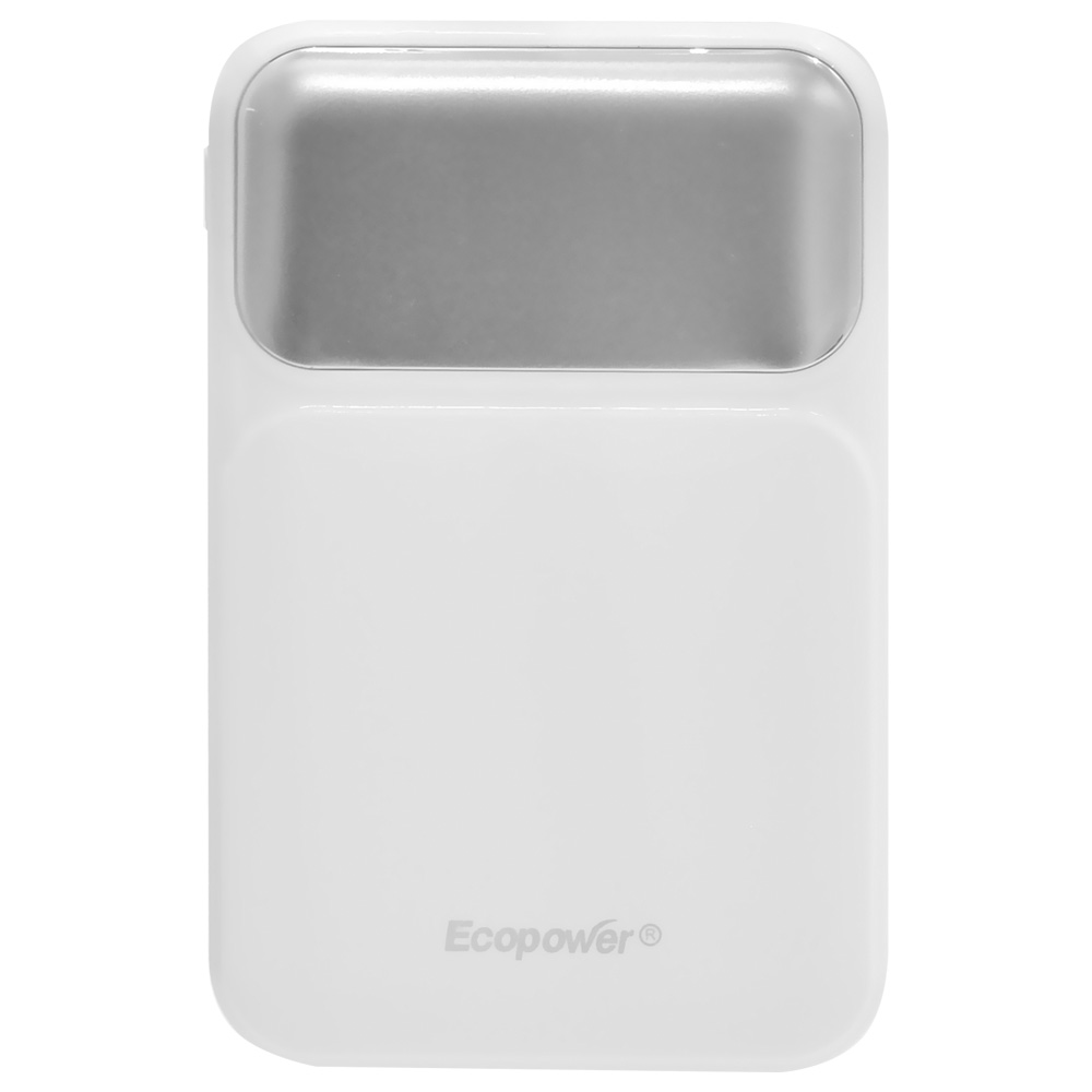 Carregador Portátil Ecopower EP-C863 12000MAH USB / Lightning / USB-C - Branco