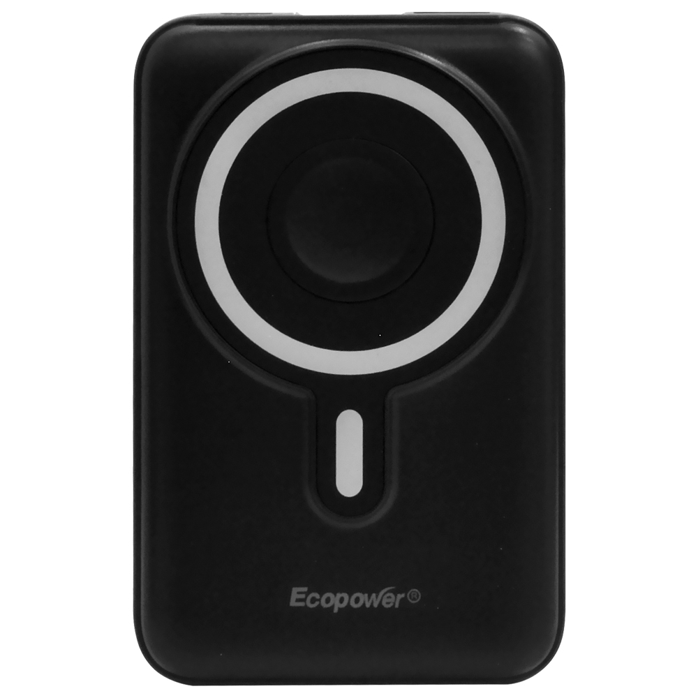 Carregador Portátil Ecopower EP-C880 12000MAH Magnético / USB / USB-C / Ligntning / Micro USB - Preto