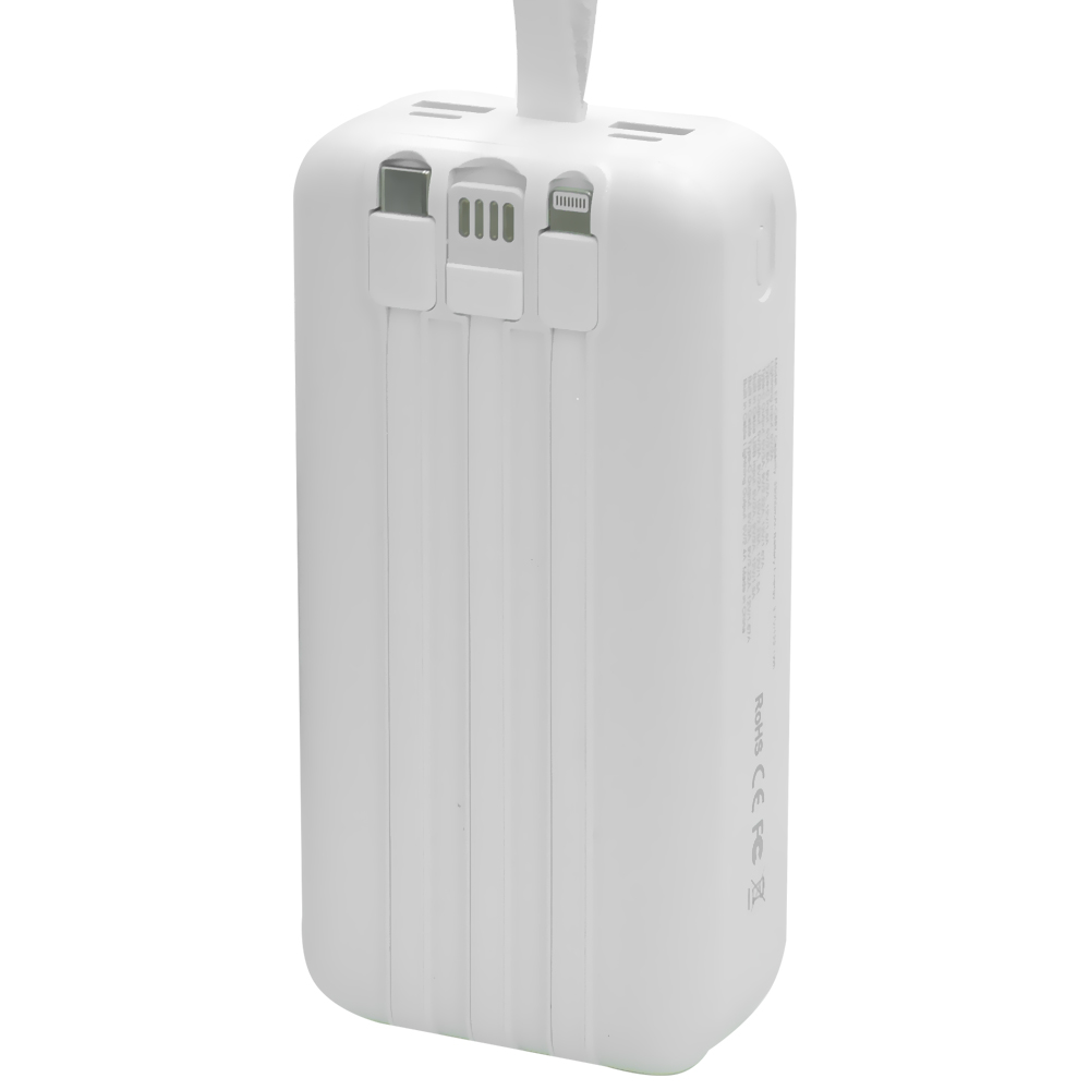 Carregador Portátil Ecopower EP-C887 33000MAH USB / Lightning / USB-C - Branco