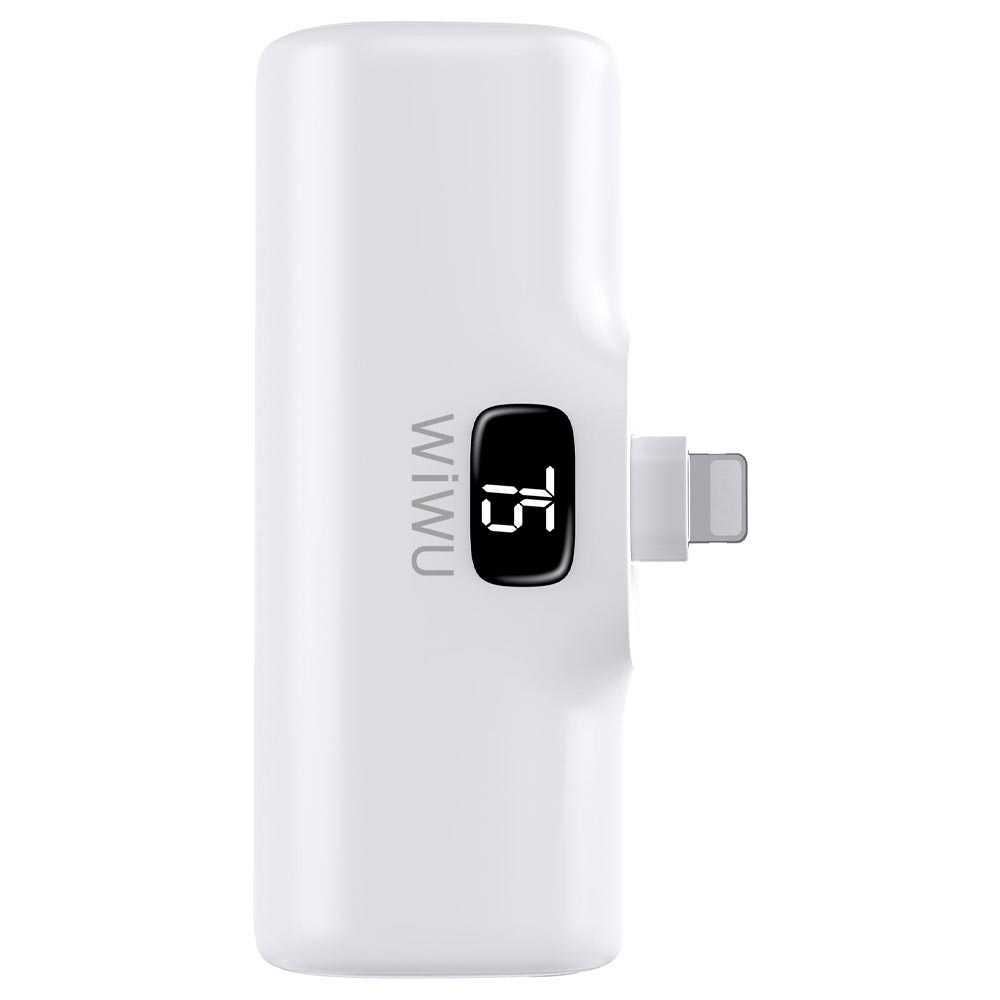 Carregador Portátil Wiwu Capsule WI-P017-L 5000MAH Lightning - Branco