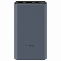 Carregador Portátil Xiaomi PB100DPDZM 10000MAH / 2 USB / Type-C - Preto