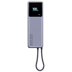 Carregador Portátil Xiaomi PB1165MI 10000MAH / USB-C / 165W - Cinza