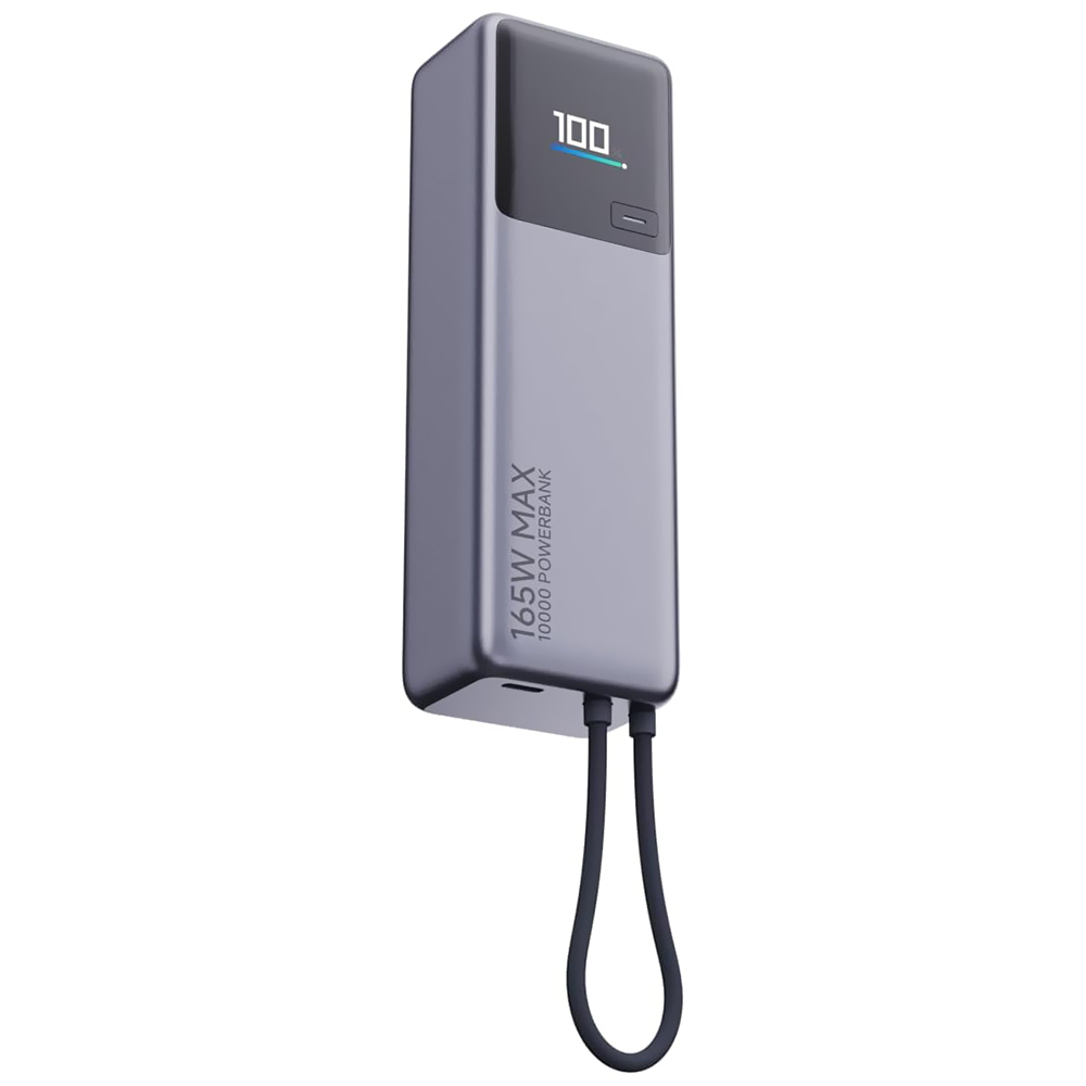 Carregador Portátil Xiaomi PB1165MI 10000MAH / USB-C / 165W - Cinza