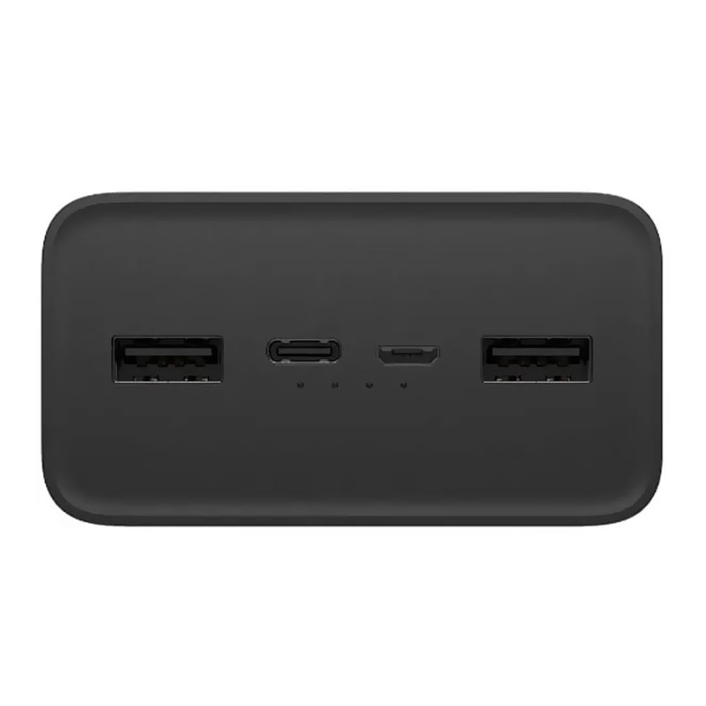 Carregador Portátil Xiaomi PB3018ZM 30000MAH / USB / Micro USB / USB-C - Preto