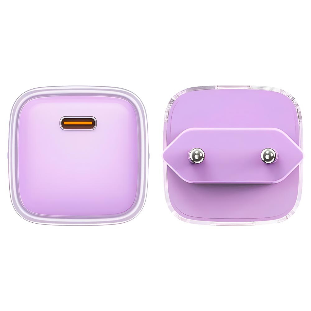 Carregador Tomada Acefast A53 Type-C / 30W - Alfalfa Roxo