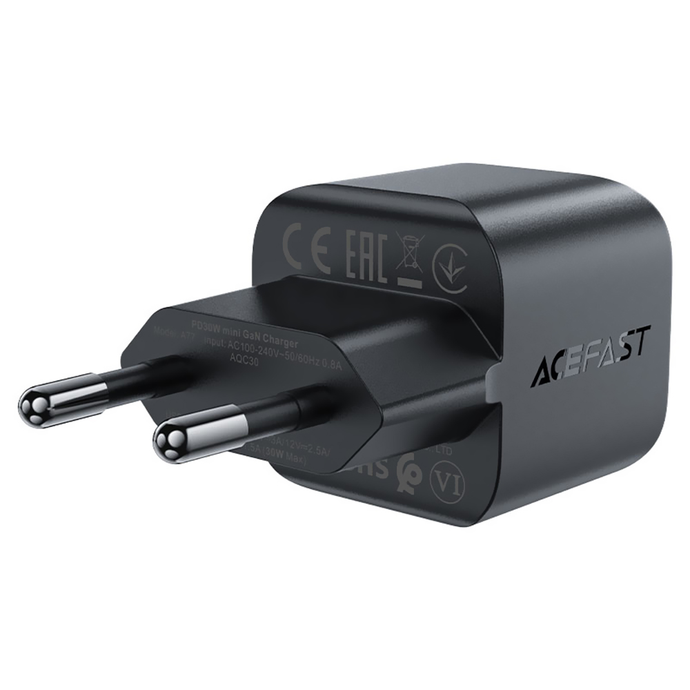 Carregador Tomada Acefast A77 Type-C / 30W - Preto