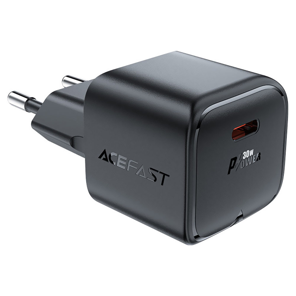 Carregador Tomada Acefast A77 Type-C / 30W - Preto