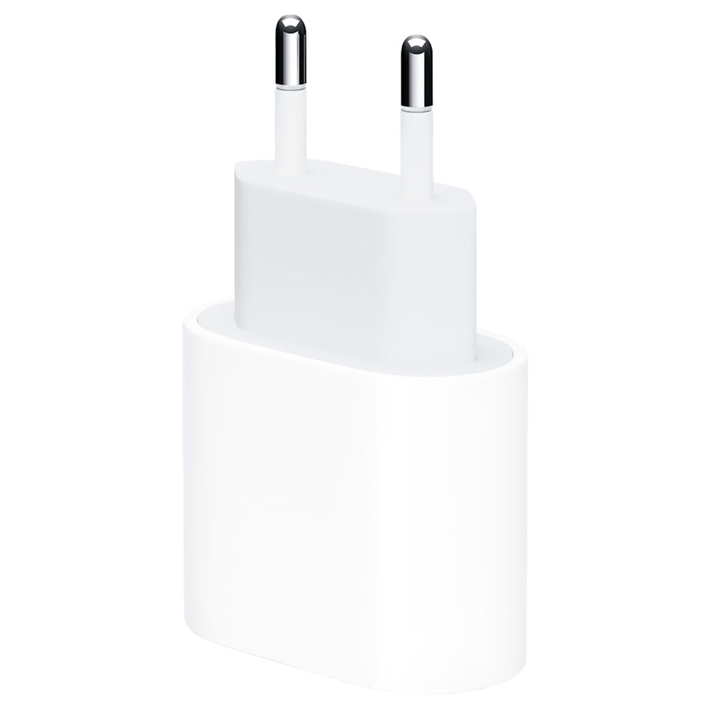 Carregador Tomada Apple MHJE3CI/A Type-C / 20W - Branco