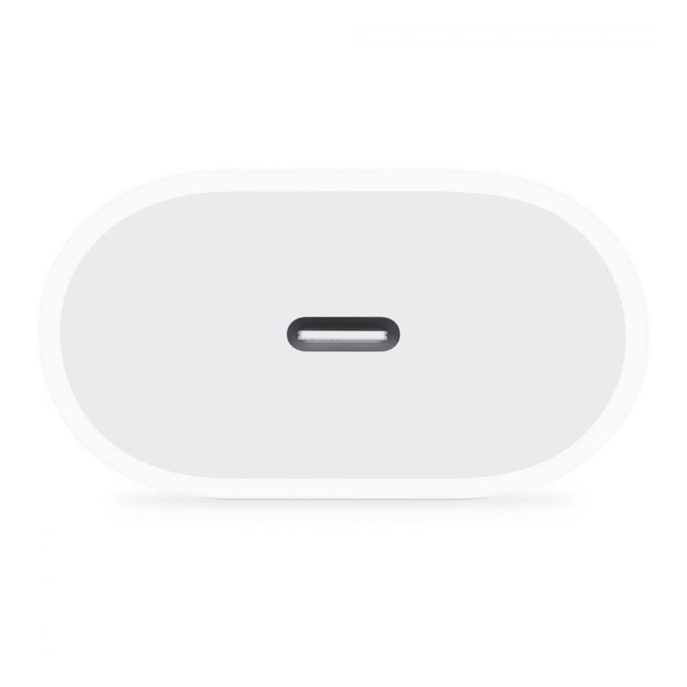 Carregador Tomada Apple MHJE3ZM/A Type-C / 20W - Branco