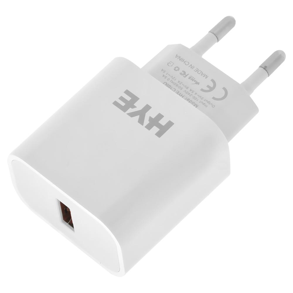 Carregador Tomada Hye HYEC165U USB 3.0 / 22.5W - Branco