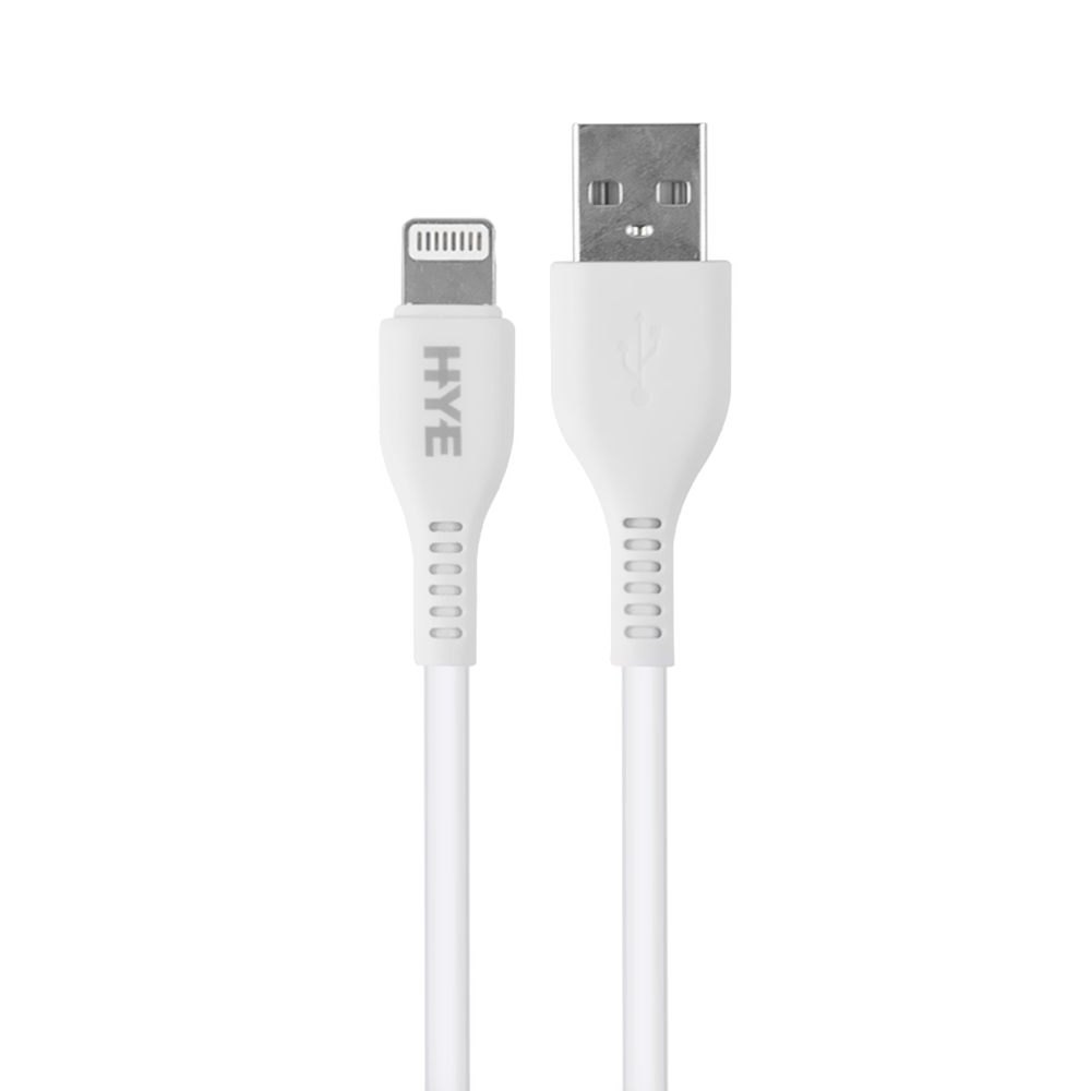 Carregador Tomada HYE HYEC165UL USB 3.0 / 22.5W - Branco + Cabo USB / Lightning