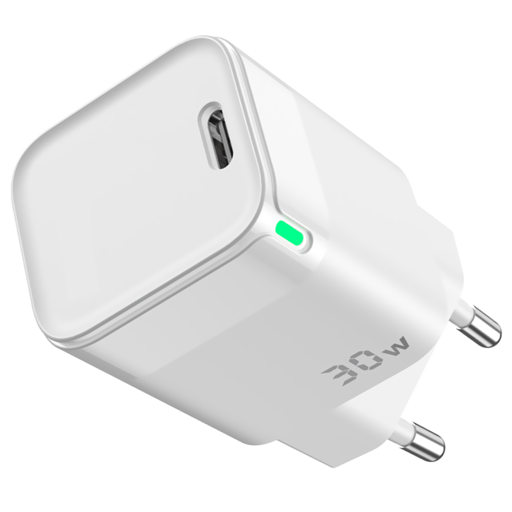 Carregador Tomada HYE HYEC43 USB-C / 30W - Branco